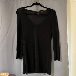 Fancy express sparkly tunic style top